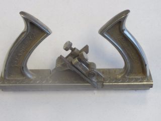 Stanley No 148 Match Plane Double End Pat 1903 Scales Nickel Plated 7/8th Inch