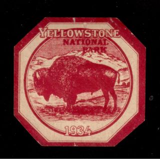 1934 Yellowstone National Park,  Entrance Permit Sticker & Drivers License 2