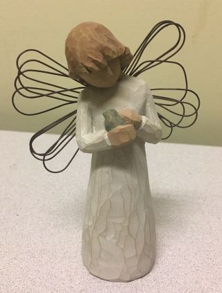 Willow Tree Angel Of Healing By Susan Lordi 1999 Demdaco Figurine Bird