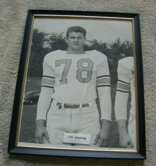 1956 Photo Of Jim Houston,  A Massillon Washington High Football Player