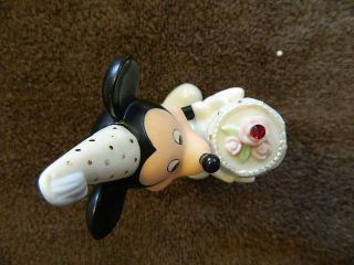 Lenox Disney Mickey Mouse Happy Birthday To You July Ruby Red Stone Figurine 4