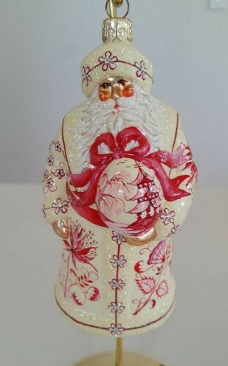 Patricia Breen Splendid Santa,  Chinoiserie Red.  Nm St Louis Only