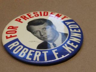 VTG 1968 President Robert F Kennedy Campaign Political Pinback Pin Back Button 2