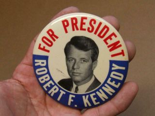 VTG 1968 President Robert F Kennedy Campaign Political Pinback Pin Back Button 4