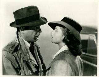 2 Vintage Humphrey Bogart Casablanca Movie Stills 8 X 10