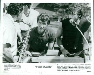 1983 Promo Photo Actor Eddie And The Cruisers Tom Berenger Michael Pare 8x10