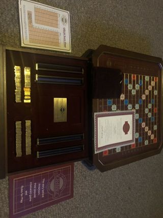 1990 Scrabble Game Milton Bradley “the Classic Collector Edition “