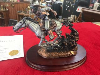 C.  A.  Pardell Legends Sculpture Hell Bent For Letters Usa 990/2500