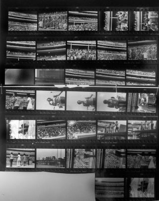 8/6/1970 Shea Stadium Peace Music Concert 32 Photo Negatives & Photo