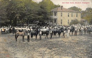 Baldwyn Tupelo Mississippi - Early Card - Hotel And Horse Fair?