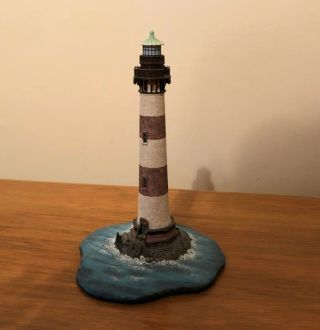 The Danbury " Old Charleston Light " Authentic Lighthouse Sculpture
