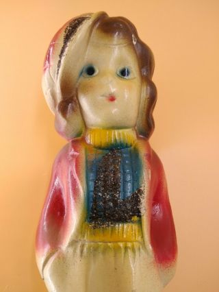 Vintage Chalkware Sailor Flapper Girl Carnival Prize Souvenir