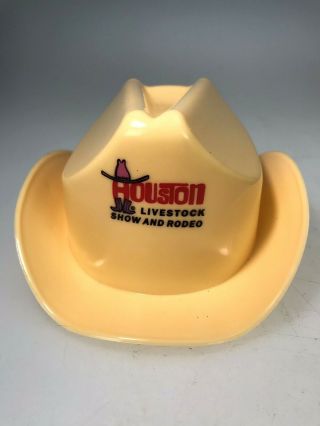 Houston Livestock Show Rodeo Plastic Cowboy Hats Texas Souvenir Western