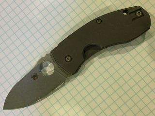 Spyderco C158tip Marcin Slysz Techno (1) Folding Knife Cts - Xhp Stonewashed - Ln