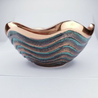 Nambe Lisa Smith 2009 Copper Canyon Bowl 3.  5 Inches Mt0223