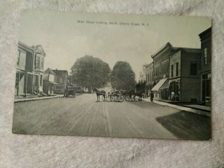 Old Postcard Main Street Cherry Creek York
