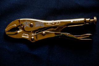 75th Anniversary Collector Series Vise - Grips 7WR Gold Version in Walnut Case 4