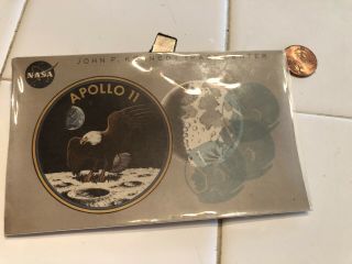 NASA Apollo 11 Launch VIP Viewing Area Badge Pass July 16,  1969 Rare 2