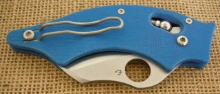 Spyderco Dodo Blue G - 10 Folding Pocket Knife,  C80gbl