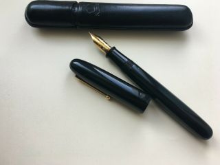 Namiki Emperor No.  50 Black Urushi Fountain Pen Incl Leather Pouch