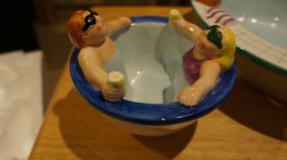 1995 Lotus Hot Tub Chip and Dip 2 Piece Set 38007 Party Entertaining Swim Fun 7