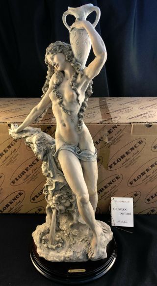 Signed Mib Giuseppe Armani Spring Water 1007t Figurine Statue Box Le 452/1500