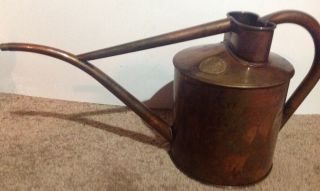 Haws Vintage Copper Watering Can Made In England