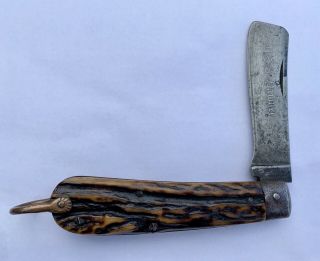 Uss Pawnee United States Navy Stag Rope Knife Joseph Allen & Sons Sheffield