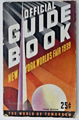 Vintage Official Guide Book York World 