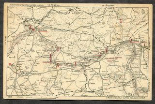 P68 - Latvia 1930s Postcard Map Of Plavinas And Area.  Koknese Gostini Riteri