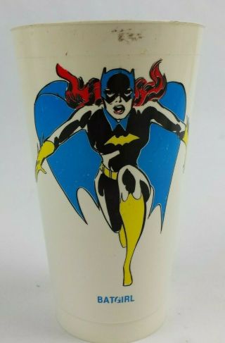 Vintage Dc Comics Batgirl 1973 7 - Eleven Slurpee Cup