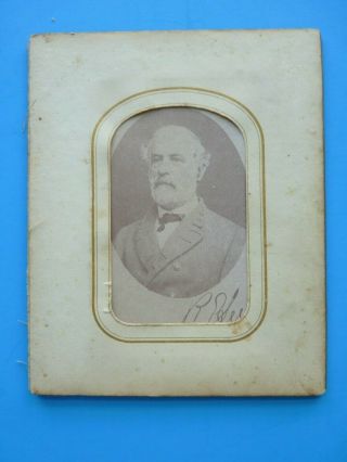 Cdv Civil War General Robert E.  Lee Richmond Va Gallery
