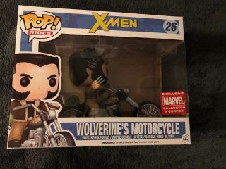 X - Men Wolverine’s Motorcycle Funko Rides Marvel Collector Corps Exclusive