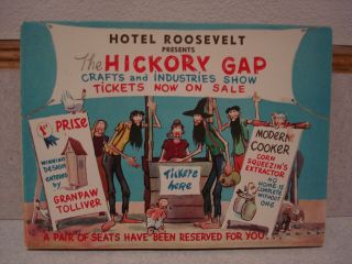 Hillbilly Christmas Card Funny Hotel Roosevelt 1947 Cedar Rapids Iowa