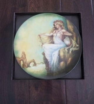 Water The Four Ancient Elements By Georgia Lambert Knowles Collector Plate