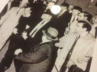 8x10 JACK RUBY Lee Harvey Oswald,  SWATCH PIECE owned personal JFK assassination 5