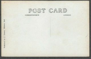 White Pigeon Michigan,  Start Building OSCAR FELT & PAPER MILL 1910 RPPC Postcard 2