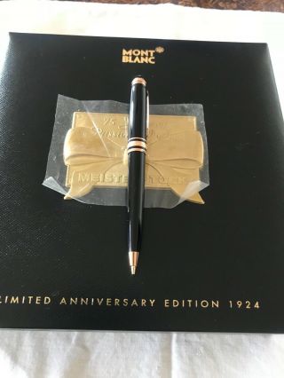 Montblanc 75th Anniversary Limited Edition 1924,  Rose Gold Details,  M Pencil 117