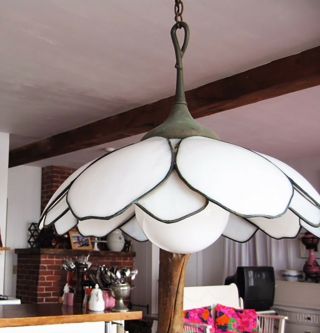 One - Of - A - Kind Charming " Petal " Hanging Lamp