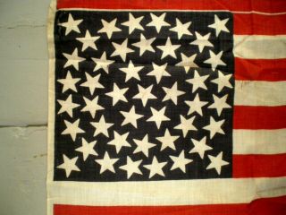 TWO 45 STAR AMERICAN FLAG CIRCLE PATTERN FLAG MAKER ' S STRIP OLD GLORY 4