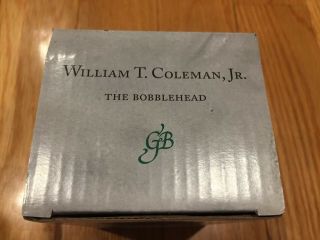 Attorney William T.  Coleman Green Bag Bobblehead,  with O ' Connor Card 4