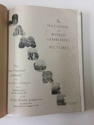 The National and World Jamborees in Pictures Boy Scouts 1937 Vintage 2