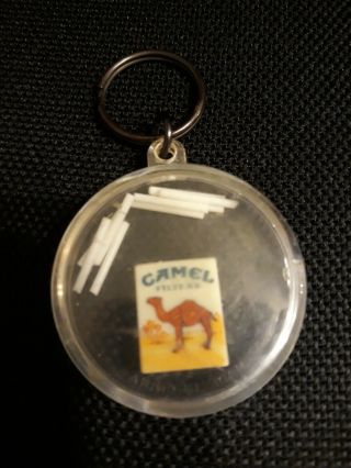 1989 Camel Filters Cigarettes Key Chain Mini Plastic Cigarette Game Vintage