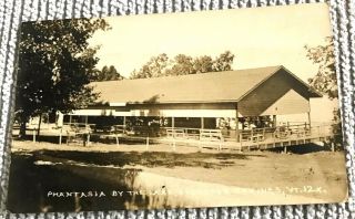 Highgate Springs,  Vt.  A 1930 Real Photo Of Phantasia By The Lake