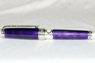 David Oscarson Limited Edition Henrik Wigstrom Purple Enamel Trophy Pen 057/128 2
