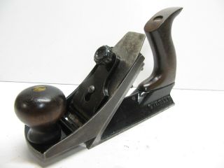 Type 2 Stanley No.  72 Chamfer Plane With 98 Japanning - 4 - 3/4 Inch Iron - C.  1886