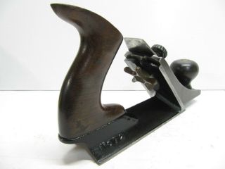 TYPE 2 STANLEY No.  72 CHAMFER PLANE with 98 JAPANNING - 4 - 3/4 INCH IRON - c.  1886 3