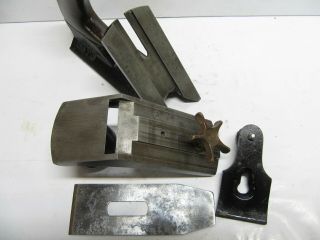 TYPE 2 STANLEY No.  72 CHAMFER PLANE with 98 JAPANNING - 4 - 3/4 INCH IRON - c.  1886 7