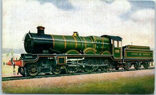 1910s England Uk Railroad Postcard Great Western Railway Locomotive 4073