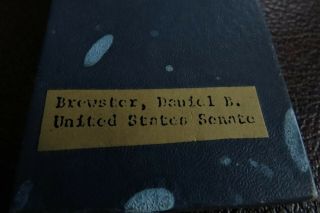1968 Democratic National Convention badge pin Senator Danierl Brewester Maryland 2